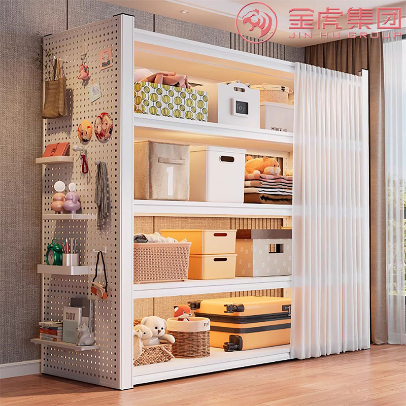 家用置物架钢制多层货架阳台储物架客厅展示架仓库快递杂物收纳架