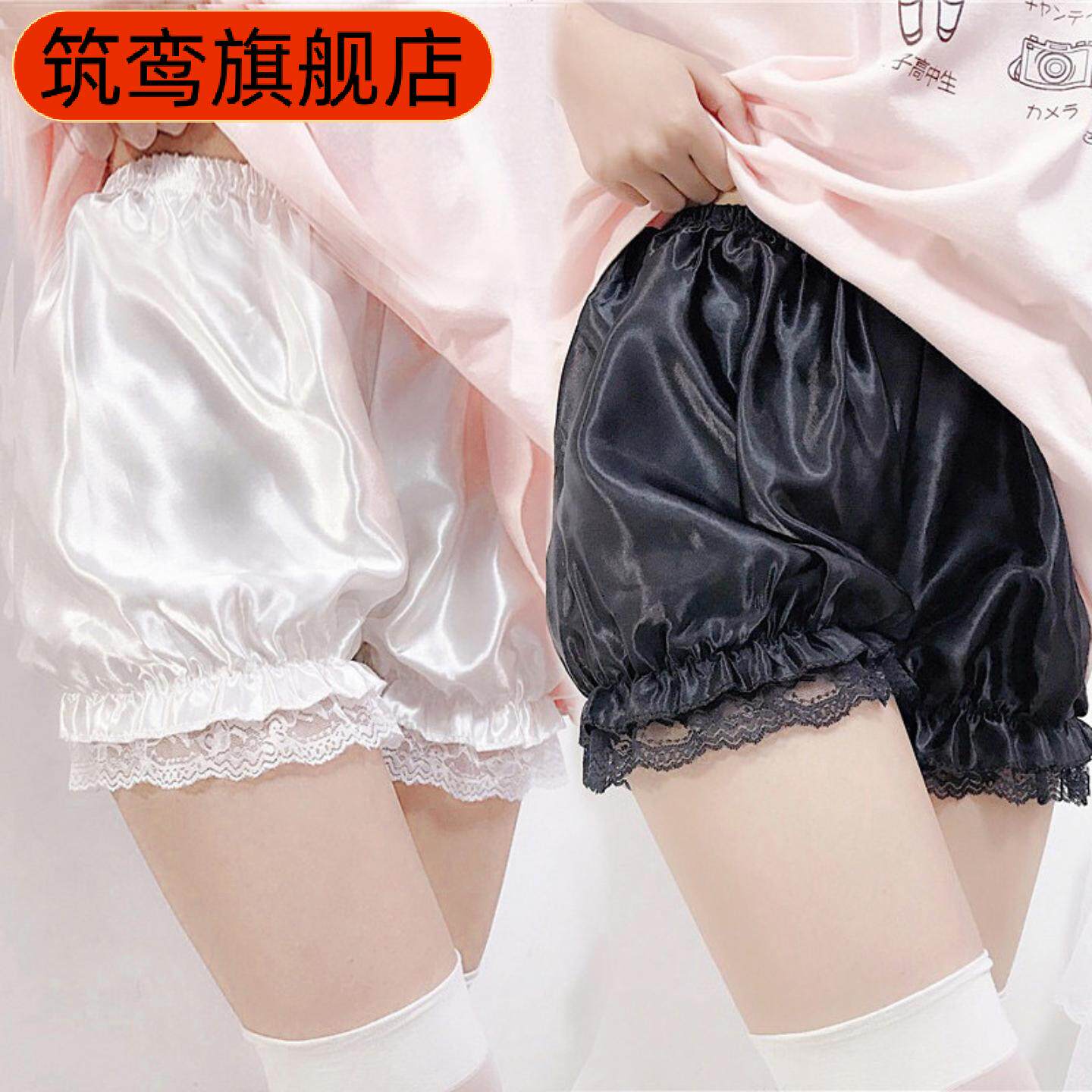 春夏蕾丝花边蓬蓬短裤女显瘦防