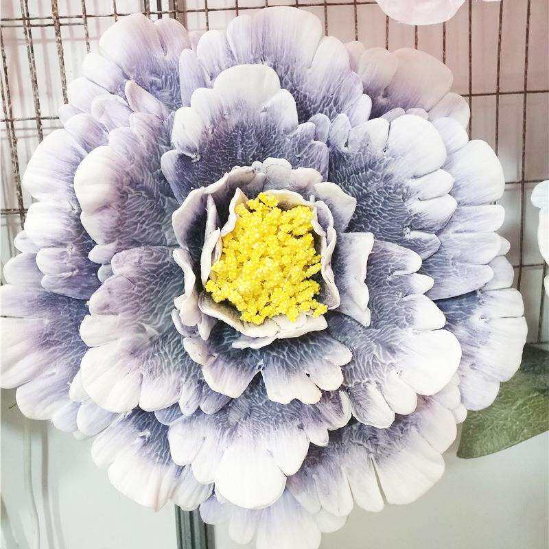 新款 高档仿真大型牡丹花 假花 婚庆路引花橱窗影楼摆件 仿真大花