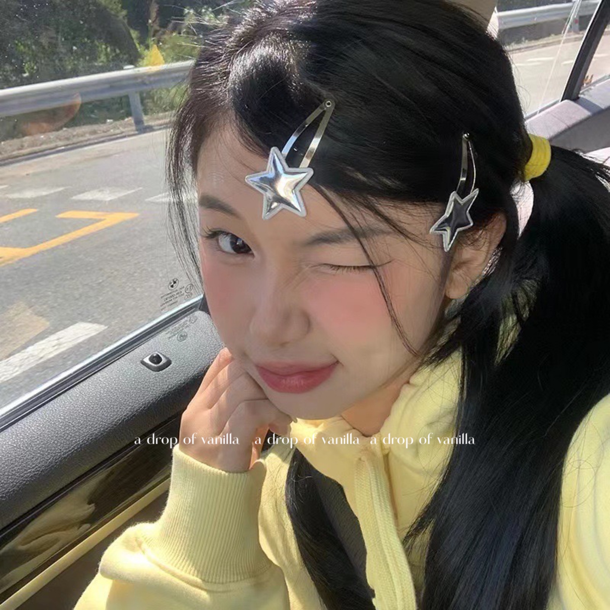 星星一样发光发亮发夹