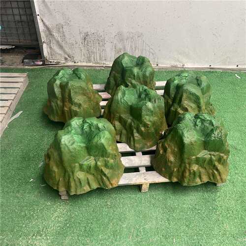 泡沫石头庭院造景石仿真玻璃钢假石头别墅园林假山景观创意大摆件