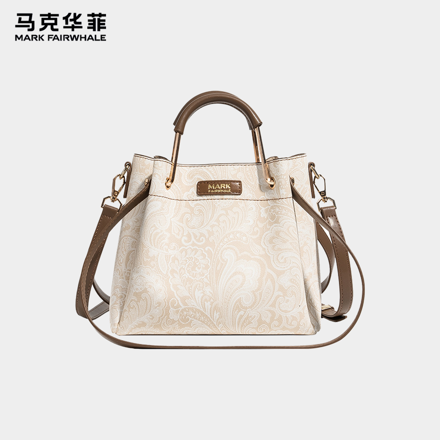 马克华菲日常通勤复古托特包图片