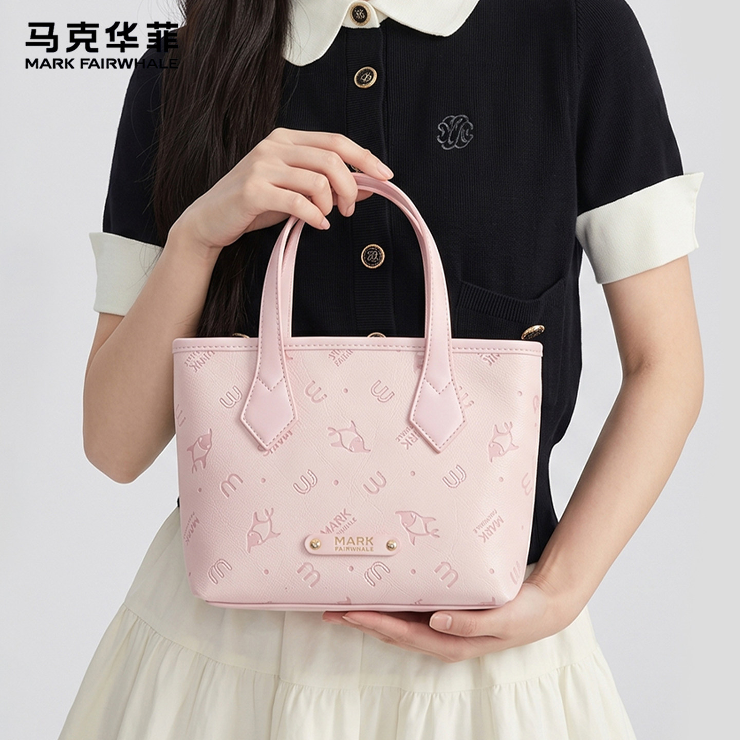 马克华菲多巴胺少女感托特包包女图片