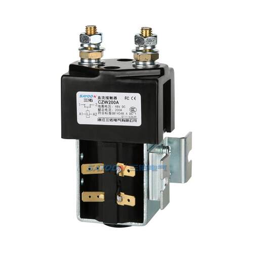 三佑电气 直流接触器CZW200A 电动四轮车 电镀设备电源 大电流