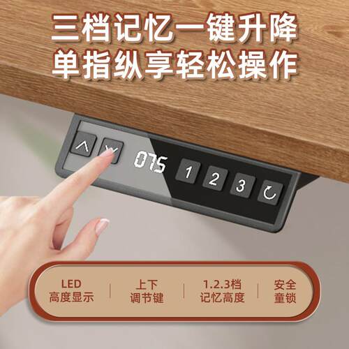 A9L电动升降桌小户型家用站立式电脑桌写字书桌办公智能学习桌子