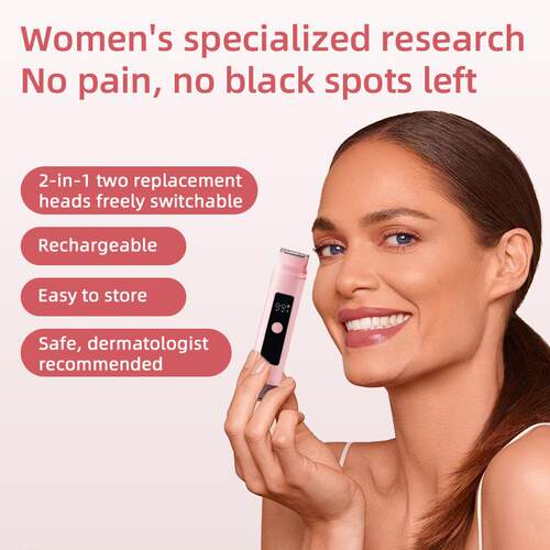跨境女士电动剃毛器双头女专用剃阴毛 bikini trimmer for women