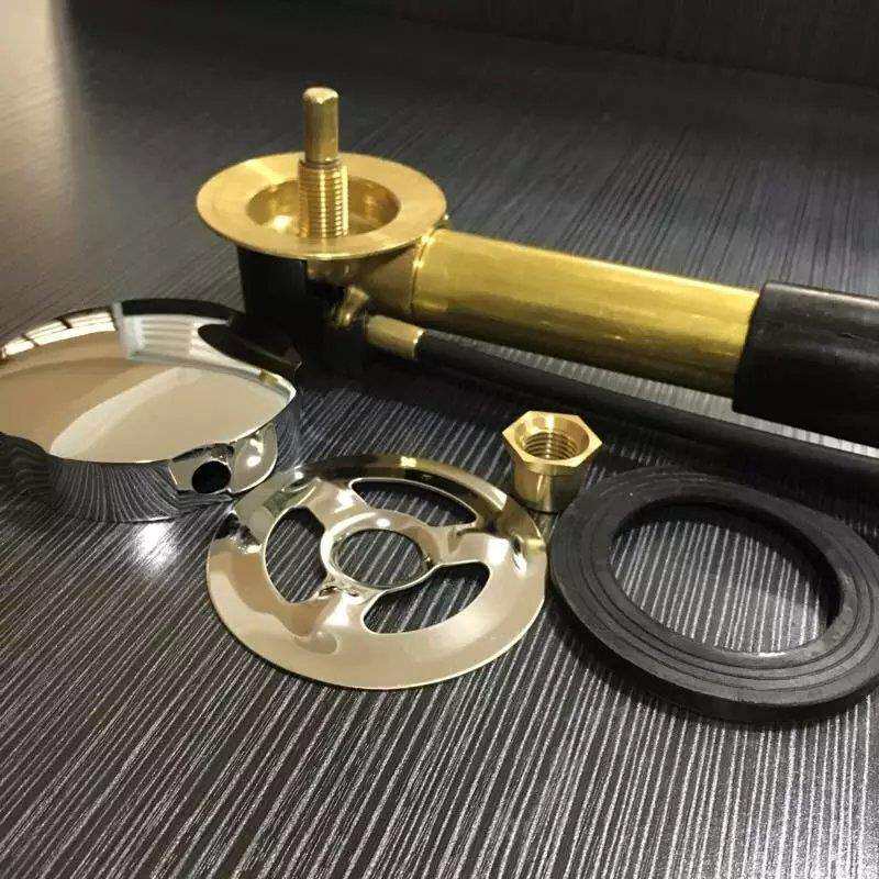 厂家直供波纹管手轮旋转式陶瓷拖布池下水器机动式浴缸下水