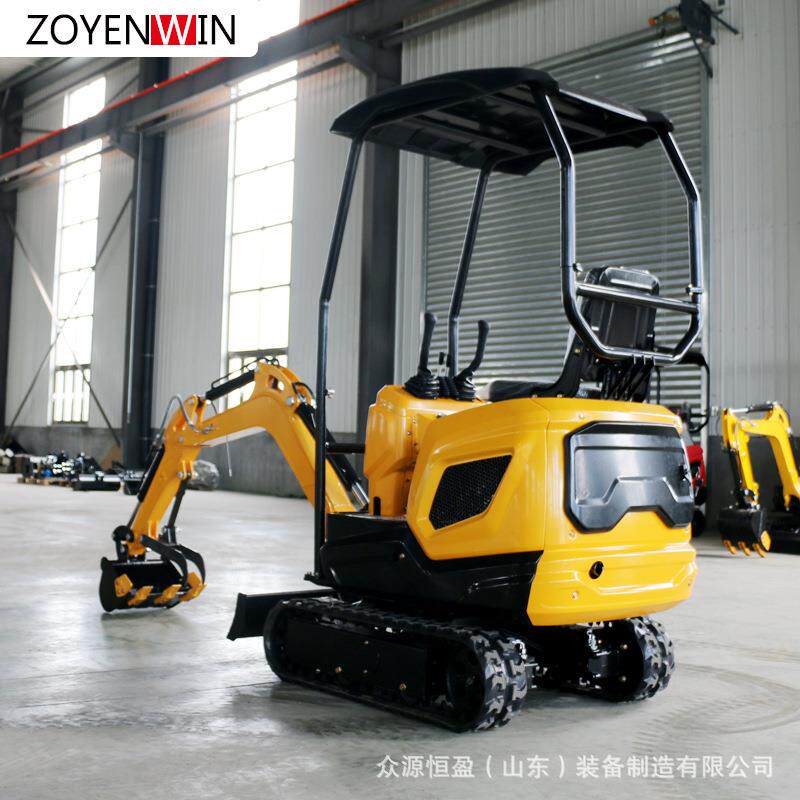 小型挖掘机农用12型工程施工挖掘破碎农用挖机农业山东众源小挖机