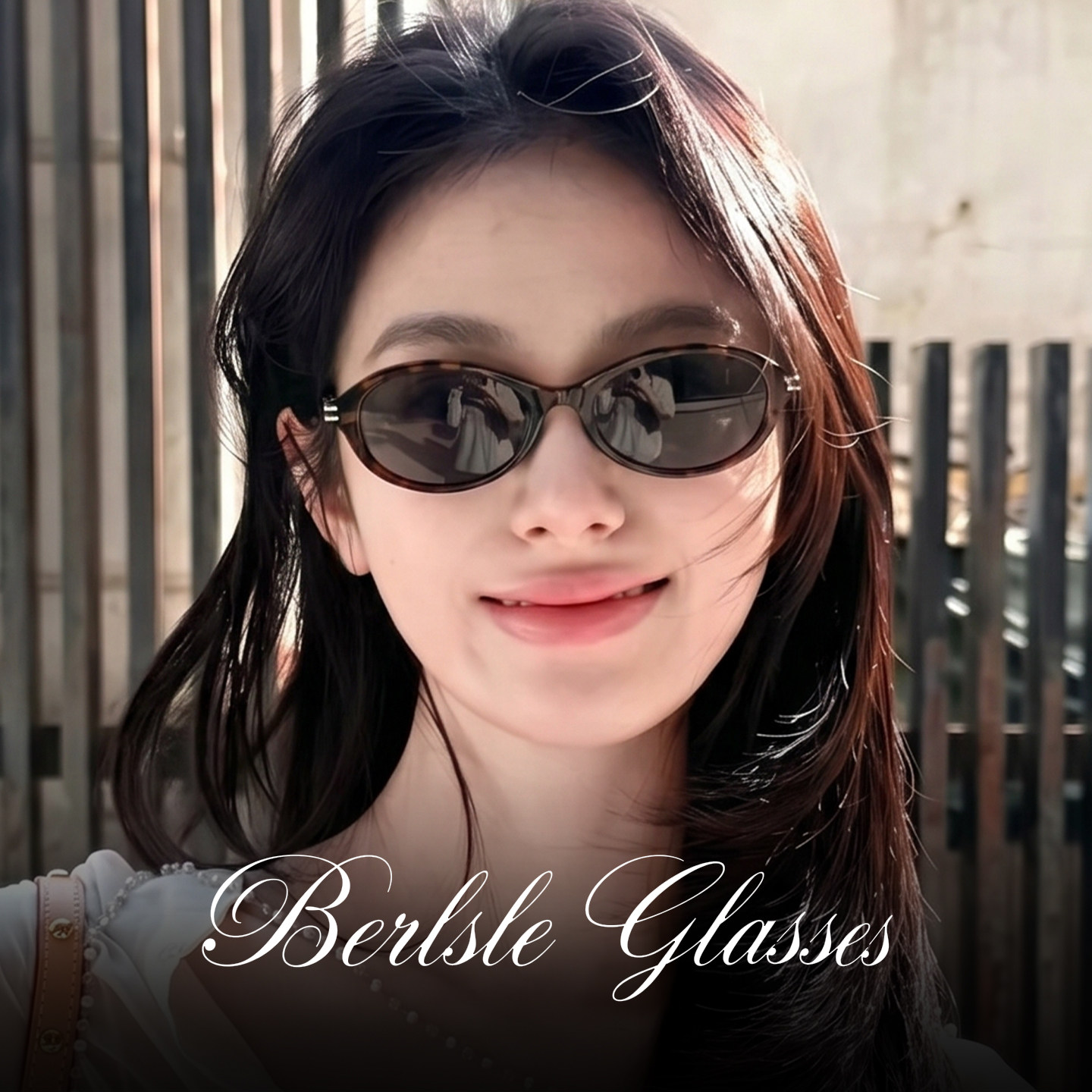 玳瑁小猫眼墨镜女2026新款高级感小脸椭圆窄框防紫外线近视太阳镜