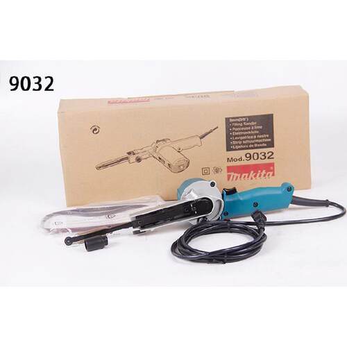 原装牧田9032木工手提式砂带机/砂光机/带式打磨机9*533 500W