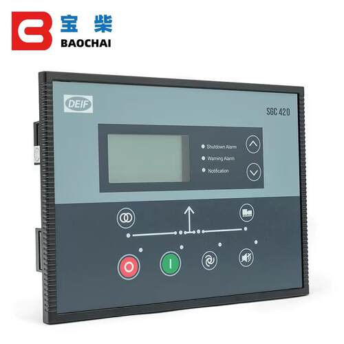 DEIF丹控 SGC420 发电机组控制器 AMF远程启动停止LCD显示屏