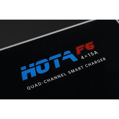 HOTA F6充电器 FPV穿越机 航模外场充电 四路6S智能充电 1000W
