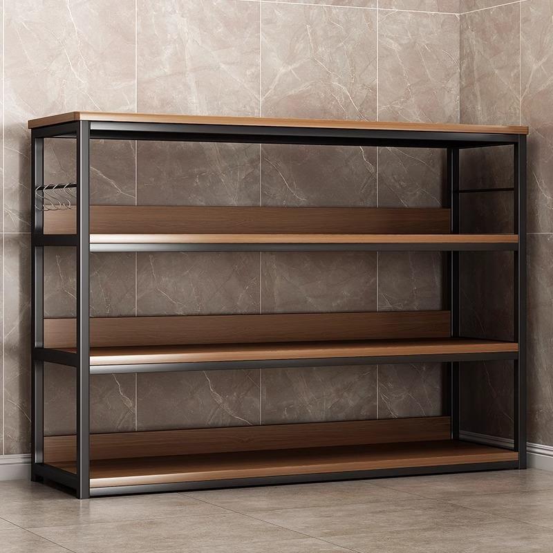 书架落地置物架卧室靠墙书桌收纳架多层储物柜子飘窗简易架子客厅