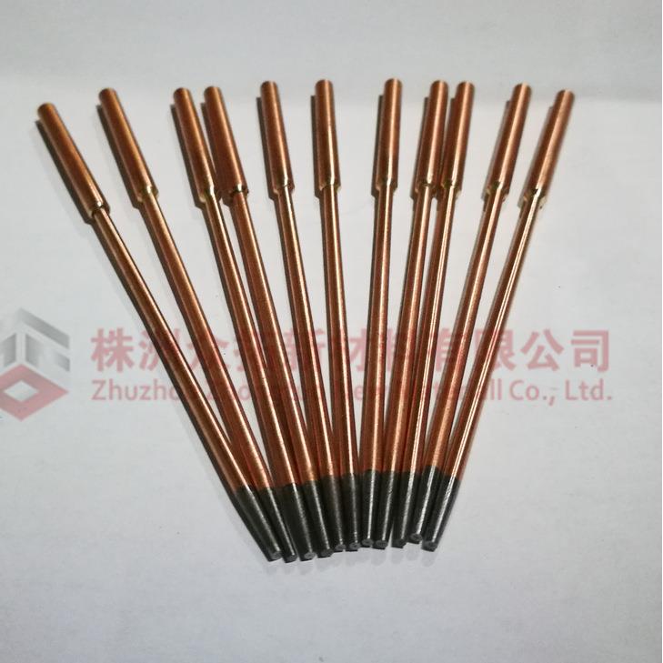 点焊钨电极 银接点用铜钨镶嵌熔接电极