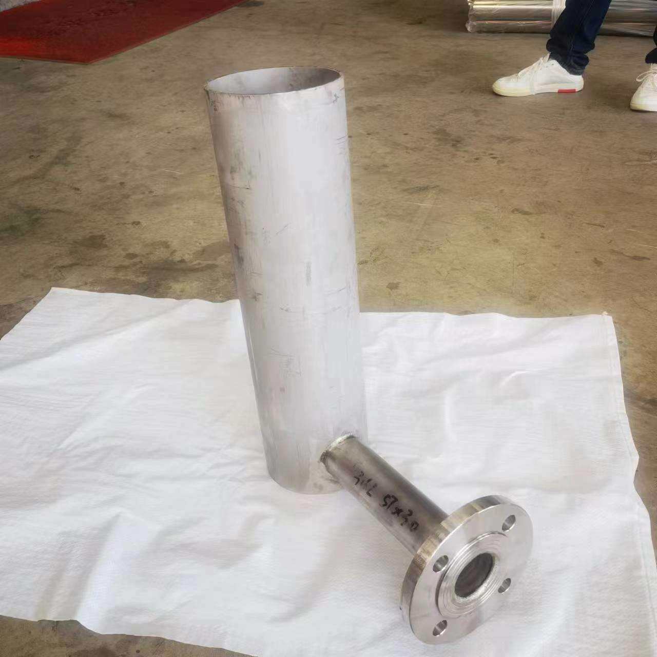 304不锈钢水管接头法兰三通管虹吸排水项目配件形状长度规格可订