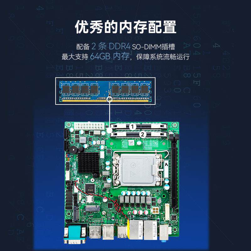 jwipc智微标准Mini ITX工业主板工控机主板工控嵌入式工业电脑