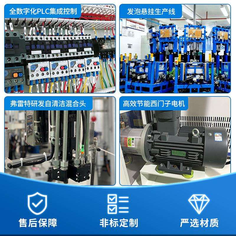 车载冰箱保温聚氨酯高压发泡机全自动环戊烷发泡机圆盘生产线厂家
