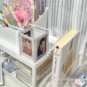 磁吸相框透明寸小卡展示架磁力相框摆台桌面摆件彩色