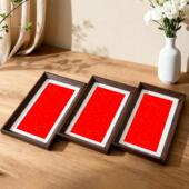 洒金纸书法相框摆台家居装 寸木质相框空框 饰画框摆件新中式