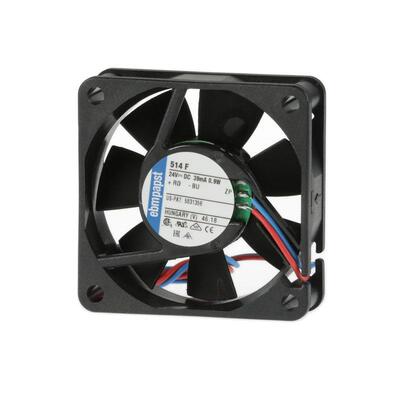 德国ebm-papst 514F DC24V 39mA 0.9W +RD -BU 5015 直流散热风扇