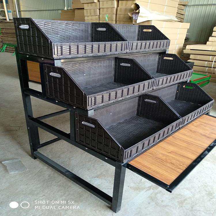 现货新款蔬菜货架精品水果货架展示架超市果蔬架水果店可订货