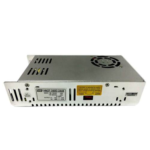 24V2.5A 48V6A双输出足功率24V48V开关电源350W 220V转24V48V电源