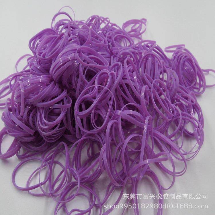 紫色 耐高温 防老化胶圈 TPU BAND 橡皮筋 扎头发 皮圈 橡筋
