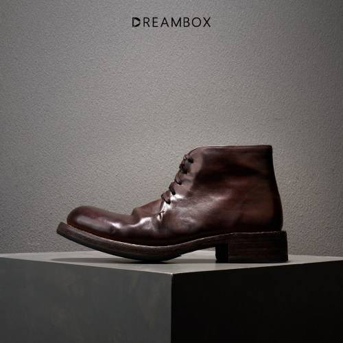 DREAMBOX男士高帮固特异马丁靴