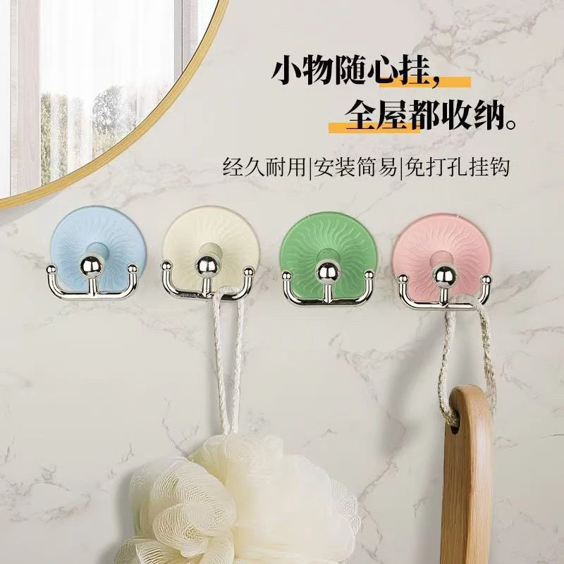 【下单立减20】创意强力挂钩免打孔可拆卸无痕粘胶贴卫生间耐用
