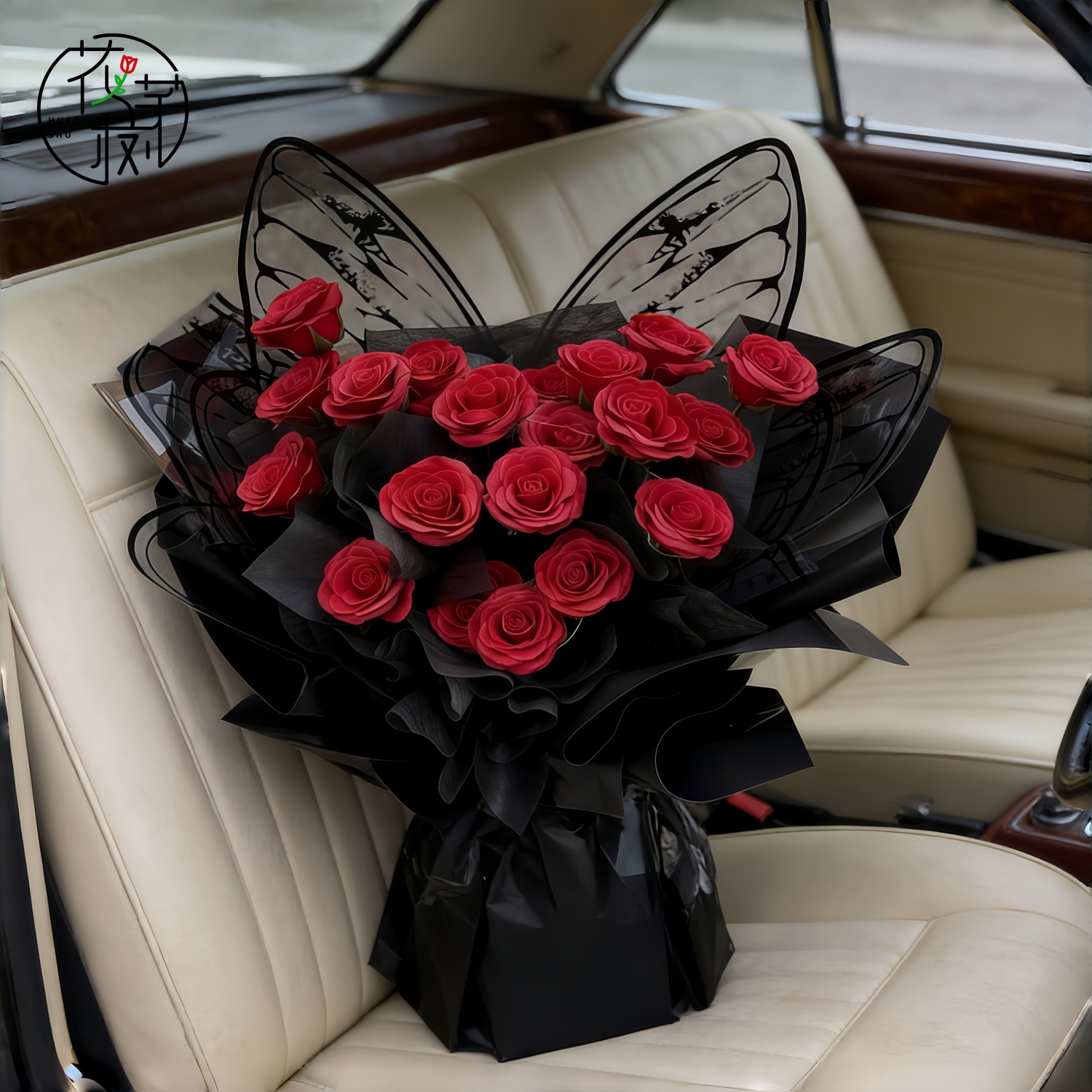 永生花蝴蝶花束轻奢精美香皂花束节日送女友闺蜜高级感生日礼物