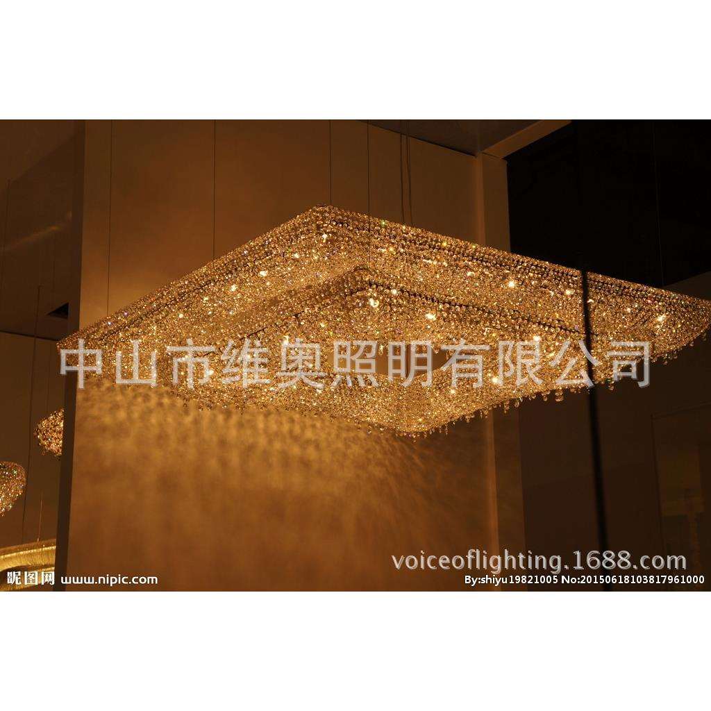 非常规装潢大型灯饰可来图来样生产欢迎业主设计师来厂考察洽谈