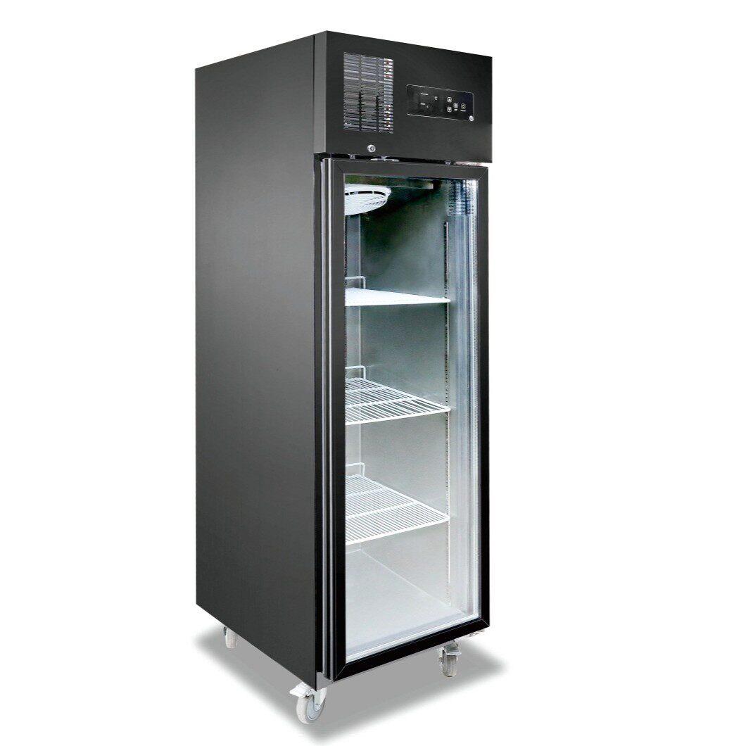 风冷带锁钢化玻璃门便利店超市商业冷柜厨房展示柜带锁冷藏柜立式