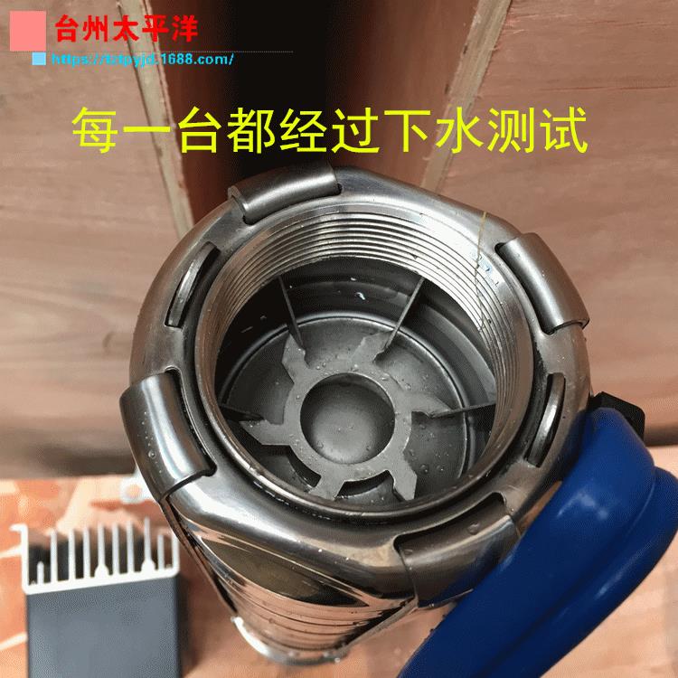 小型家用小型太阳能水泵 220V交流光伏深井泵 太阳能清水泵