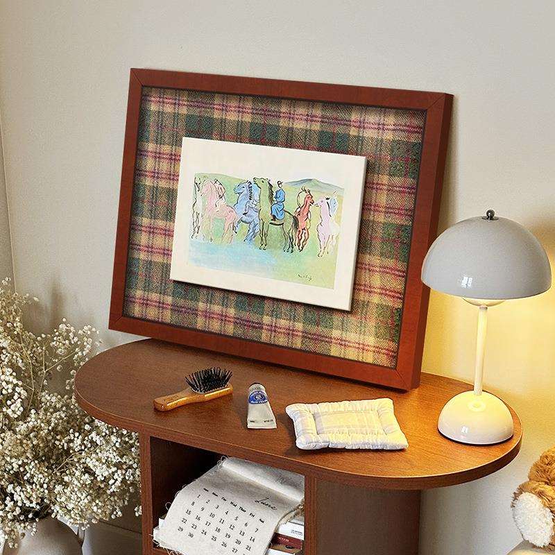 【horse】小马水彩插画英伦中古小众高级装饰画客厅背景餐厅挂画