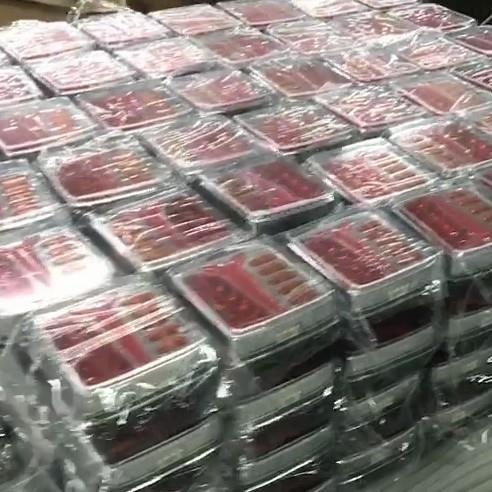 无线汽车尾灯跨境出口转向示宽LED箭头拖车货改装车尾灯12-24V
