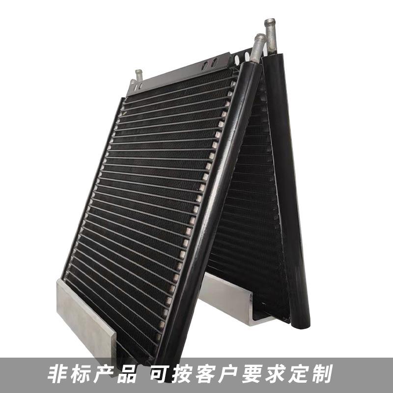 平行流微通道改装车发动机变速箱油冷器机油散热器全铝合油冷却器