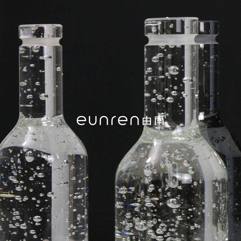 简约现代软装饰品透明酒瓶软装饰品花束插花瓶样板房间桌面摆件
