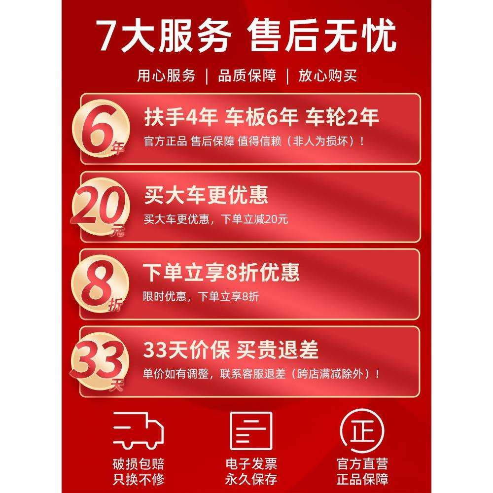 YIGE小推车拉货手推车搬运车平板车手拉拖车折叠大号家用轻便静音