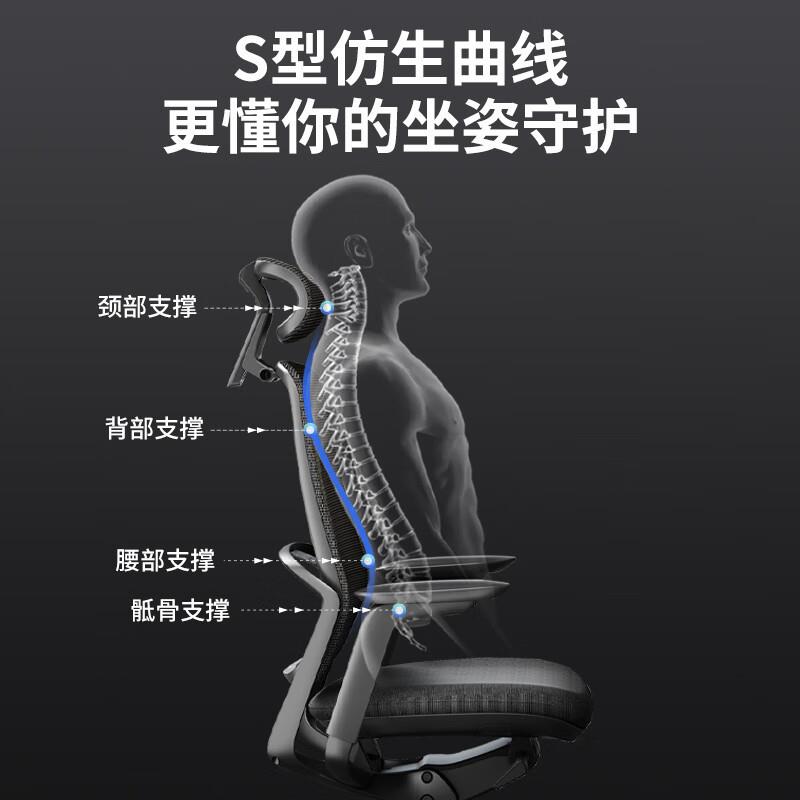 okamura冈村Sagesse人体工学椅靠背旋转久坐舒适家用老板办公椅