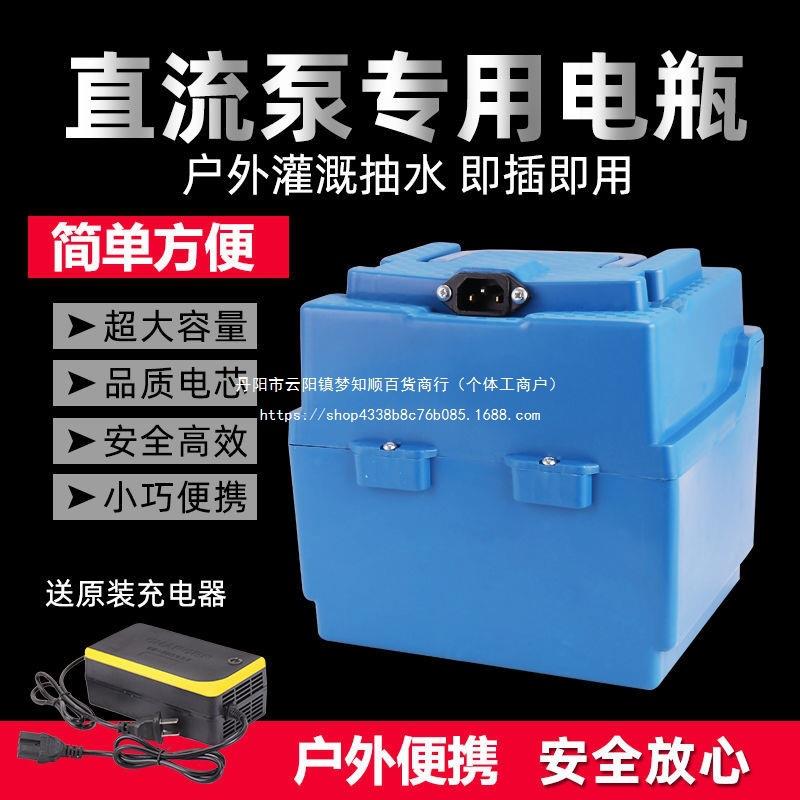 12V24V移动直流电源不锈钢潜水泵电瓶组合套餐农用浇菜灌溉抽水