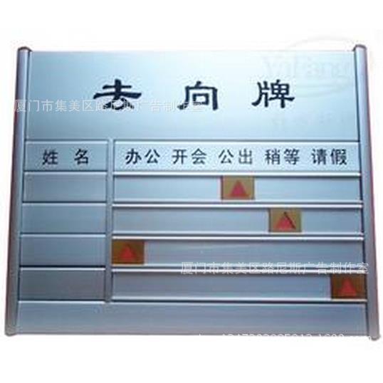 空白铝合金标牌 去向牌 科室牌 楼层牌指示牌 导向牌