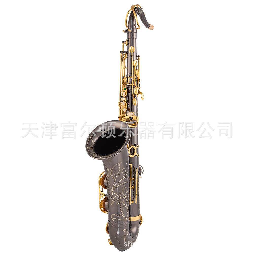 艾斯威尔 降B调次中音萨克斯 电泳金双键筋次中音萨克斯乐器