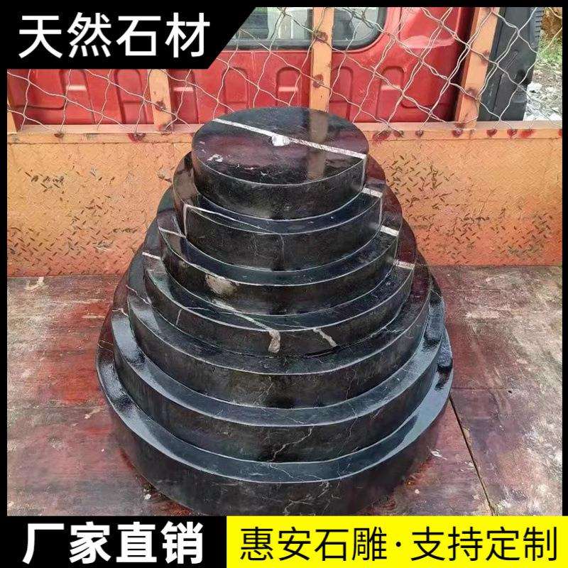 石雕景观墙壁盆摆件水幕狮子头流水池半圆盆景墙欧式庭院玄关喷泉