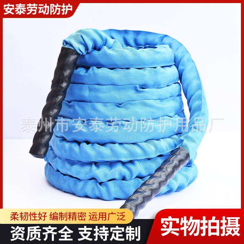 战绳甩大绳UFC体能训练绳肌肉绳攀爬力量训练绳MMA格斗绳健身粗绳