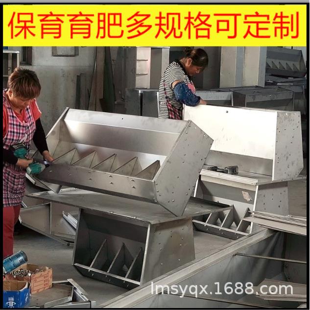 养猪设备 猪料槽 不锈钢双面大猪槽食槽 干湿料槽 畜牧养殖
