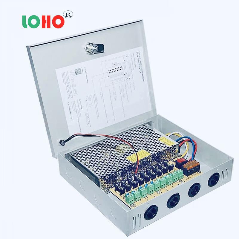 原装12V3A5A10A15A20A30A40A4路9路18路开关电源自恢复集中供电箱