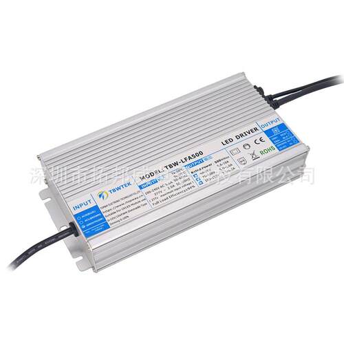 36V500W恒压调光养殖动物灯专用电源IP67防水/恒压0-10V PWM调光