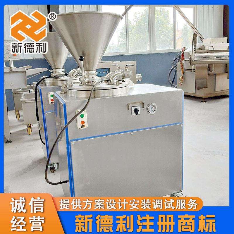 全自动火腿肠制作机器不锈钢香肠加工设备商用红肠液压灌肠机现货