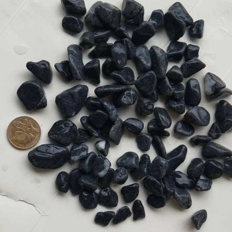 黑色石米水洗石机磨黑石现货直供大小规格齐全
