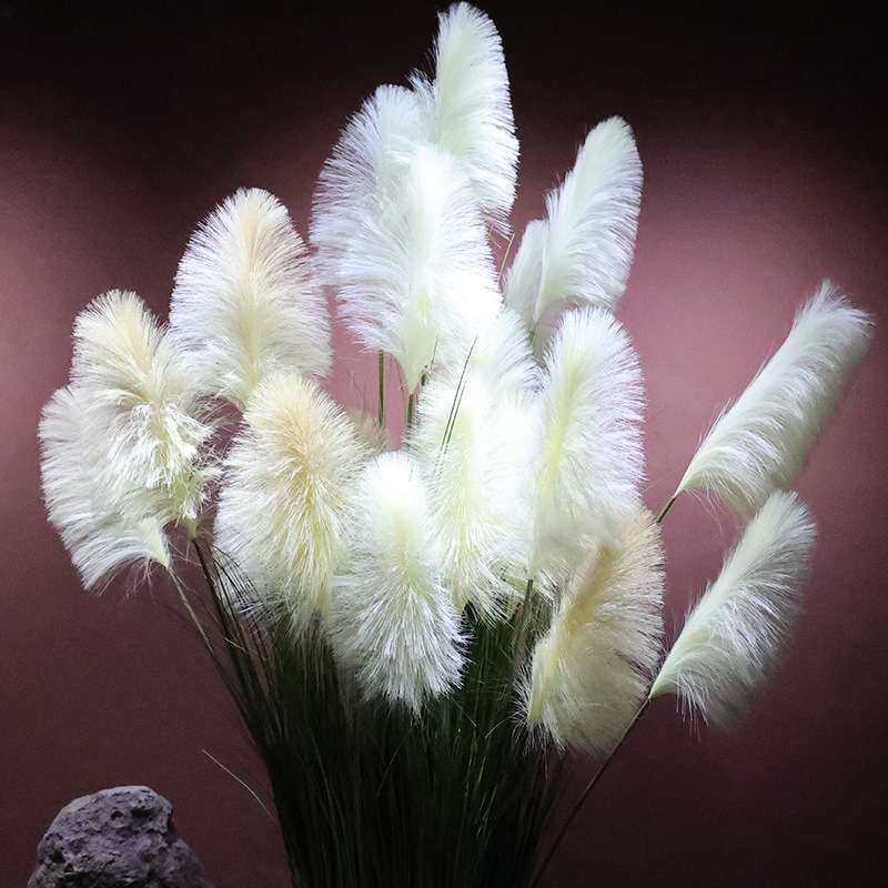 芦苇草仿真花客厅摆件干花室内装饰摆设狗尾巴草落地绿植造景假花